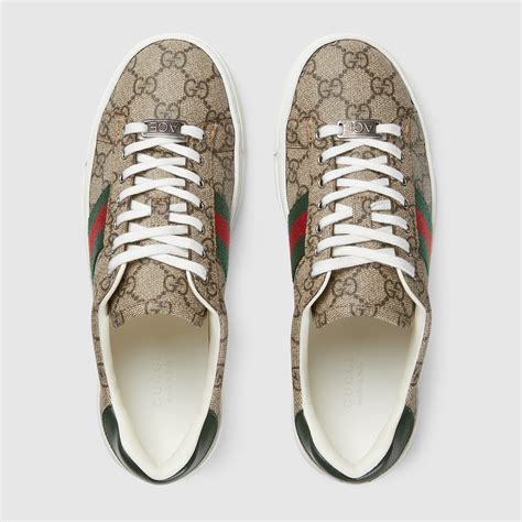 gucci ace brusco orso|Women's Gucci Ace sneaker with Web .